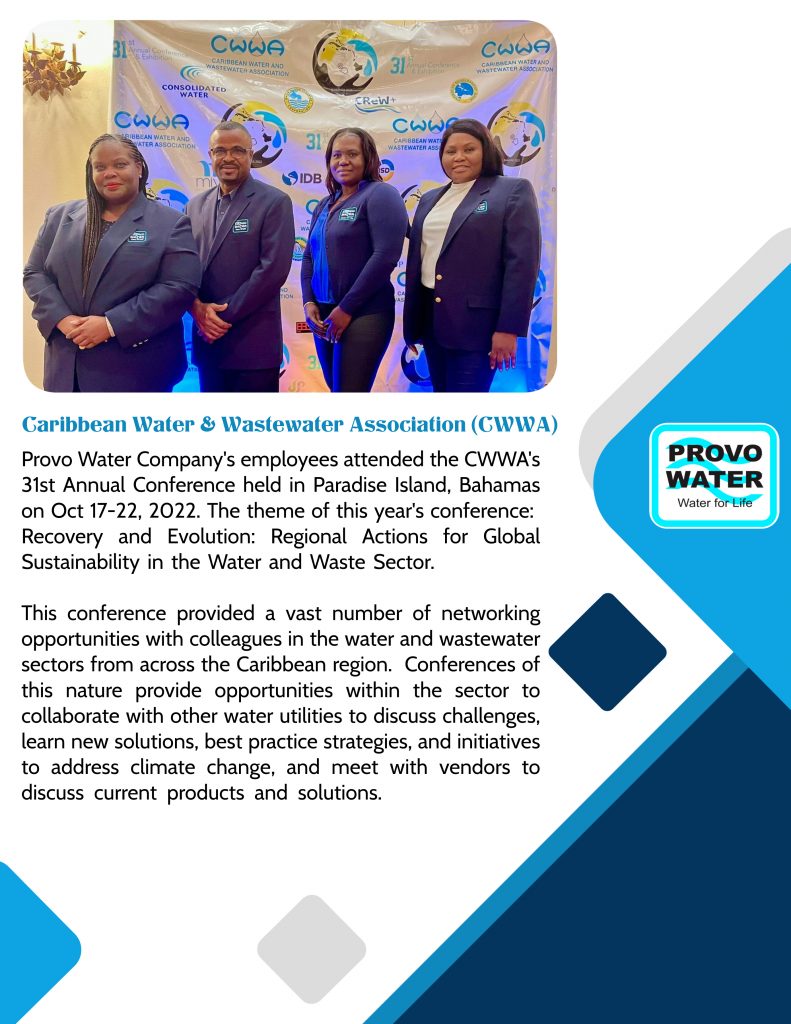 Caribbean Water and Wastewater Association Provo Water Company