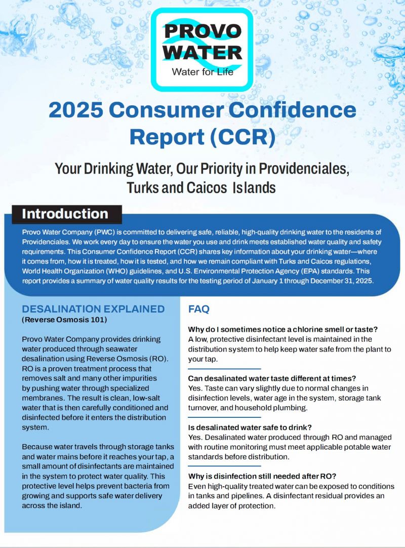 Image for the Tweet beginning: Provo Water Company (PWC) is